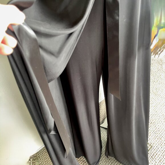 NEW Frank Lyman Long Black Dress/Jumpsuit - Picture 4 of 10